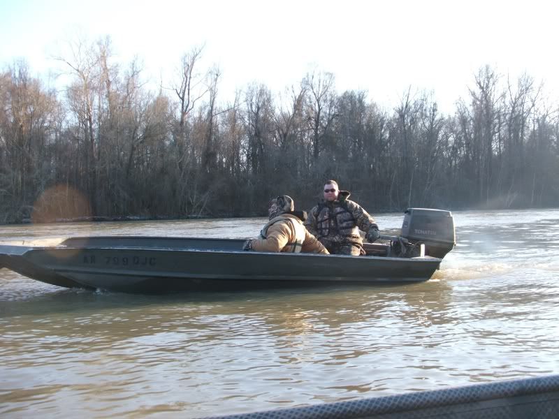 Duck Boat/Motor combo Arkansas Hunting